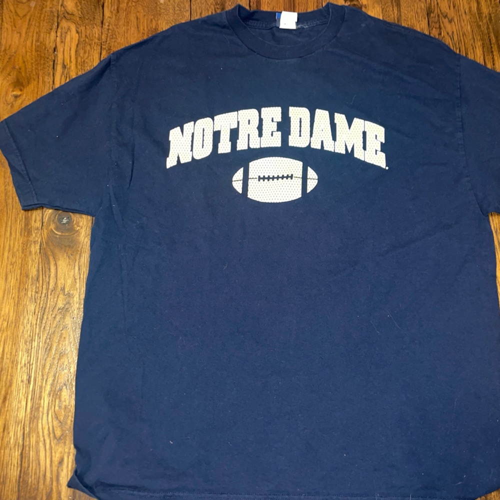 notre dame football tee